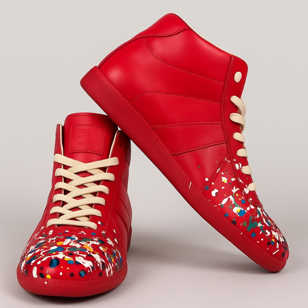 Maison Margiela painted sneaker